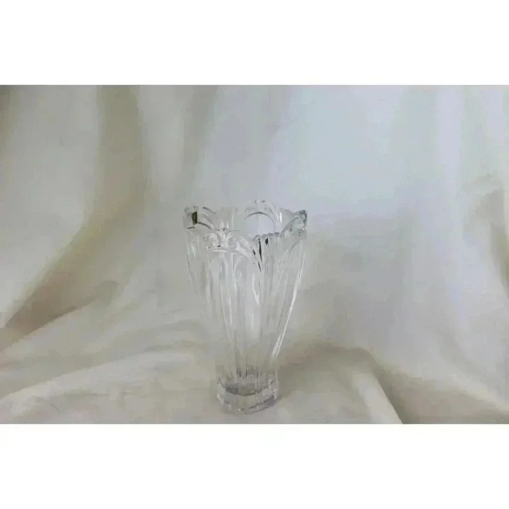 Floral vase, Oneida Germany, lead crystal, flower  wedding Anniversary Gift,‎